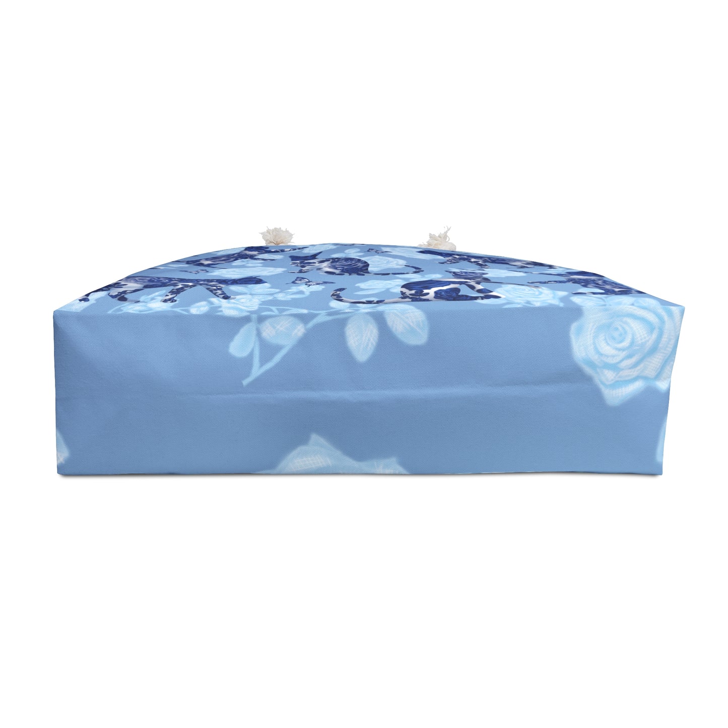 Floral Blue Weekender Bag