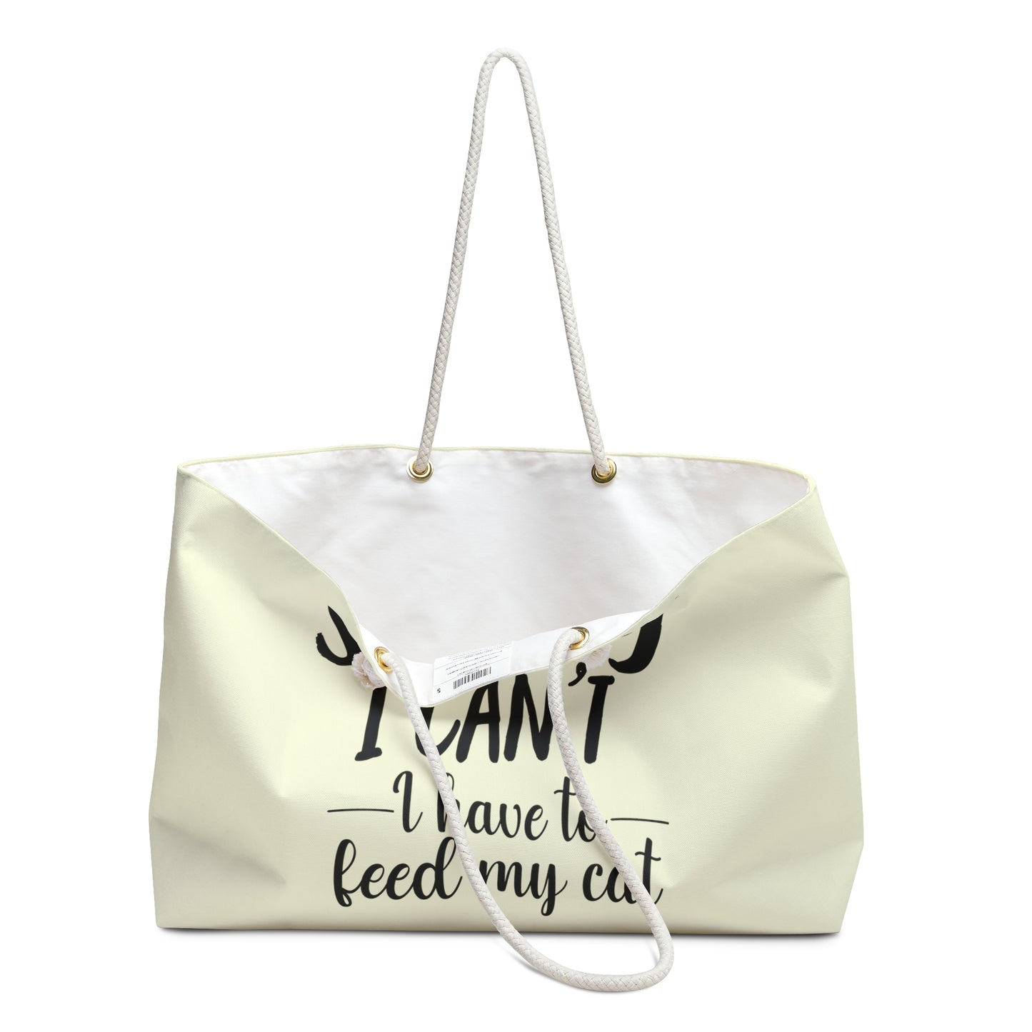 Feed My Cat Weekender Bag