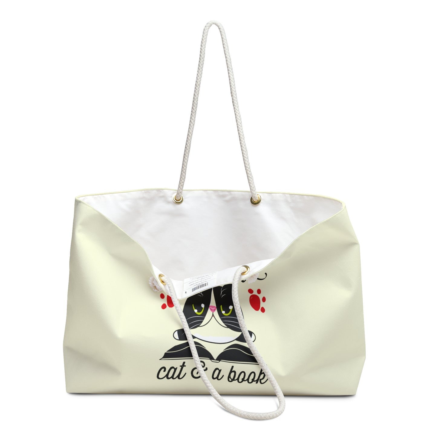 Life's Better With A Cat & A Book Weekender Bag
