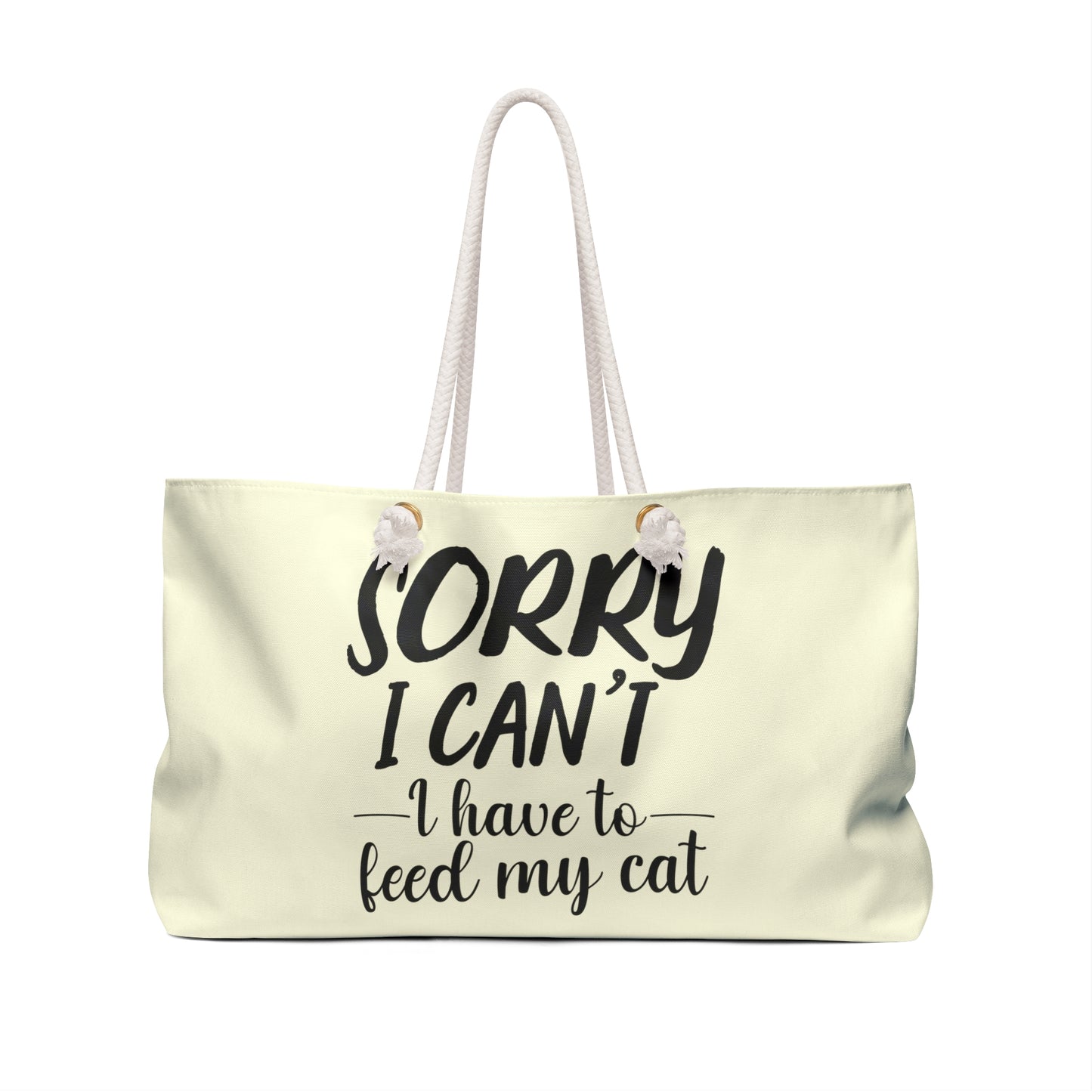 Feed My Cat Weekender Bag