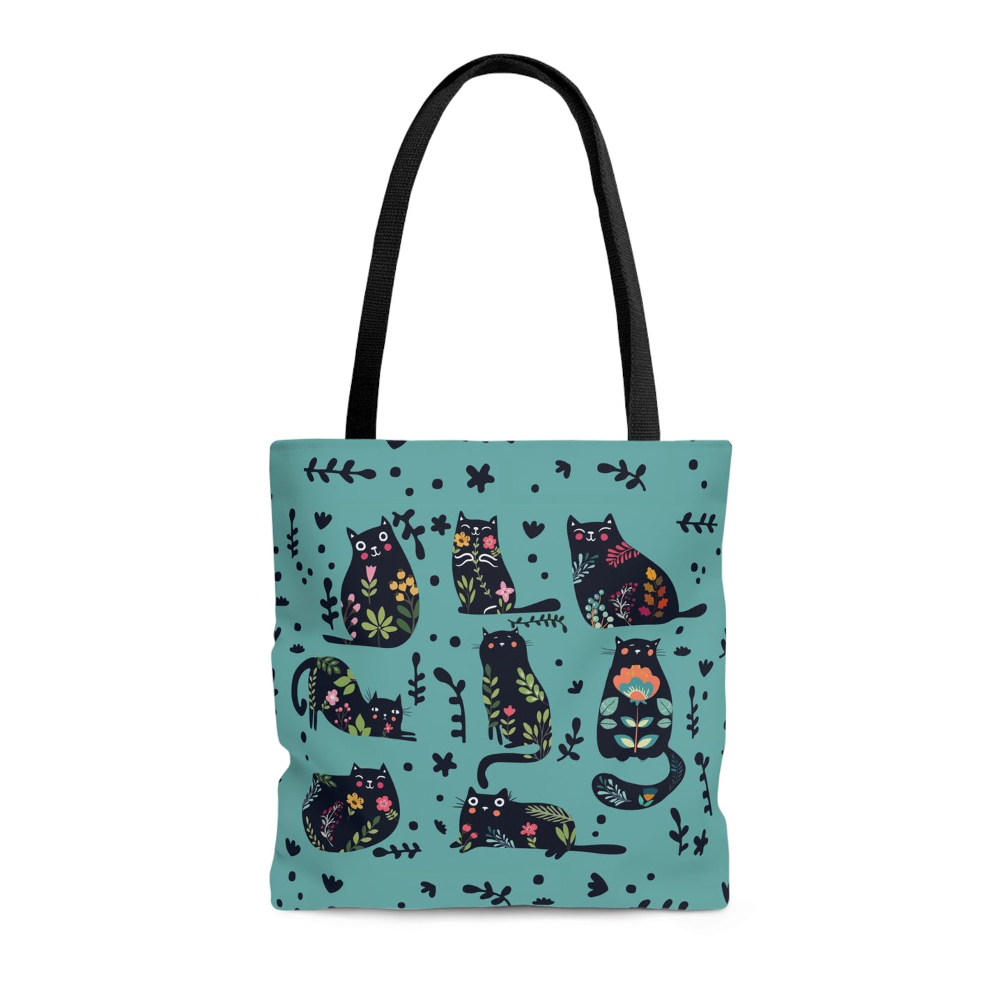 Abstract On Blue Tote Bag