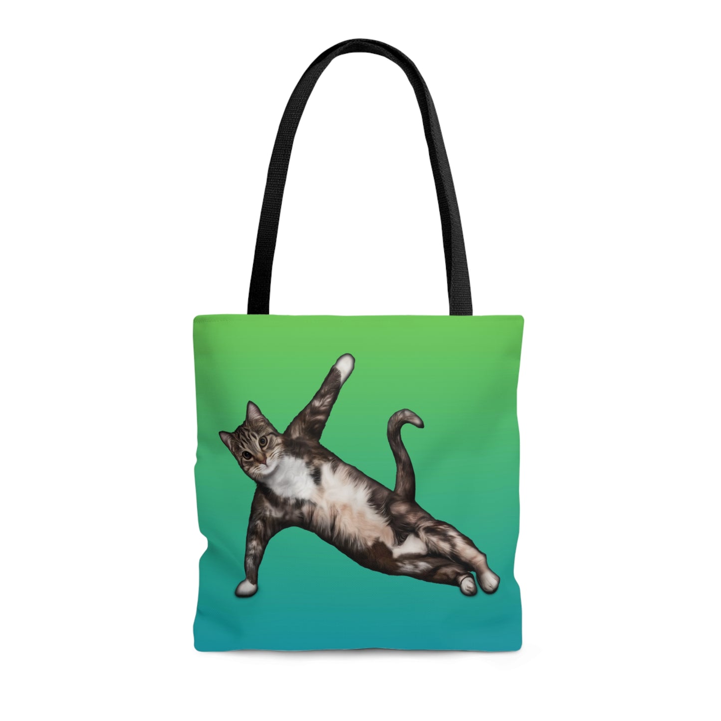 Yoga Pose Tote Bag (Green)