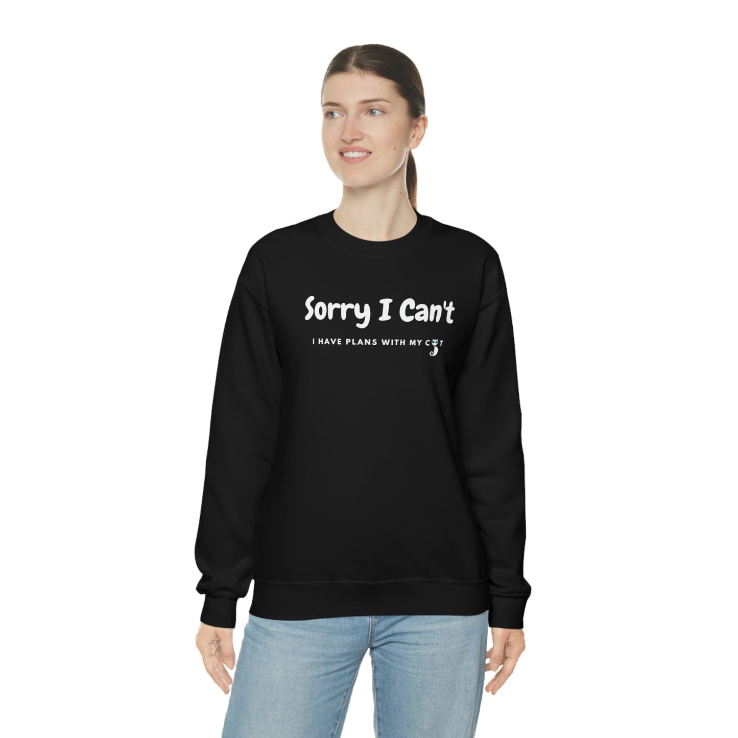 Plans With My Cat Sweatshirt