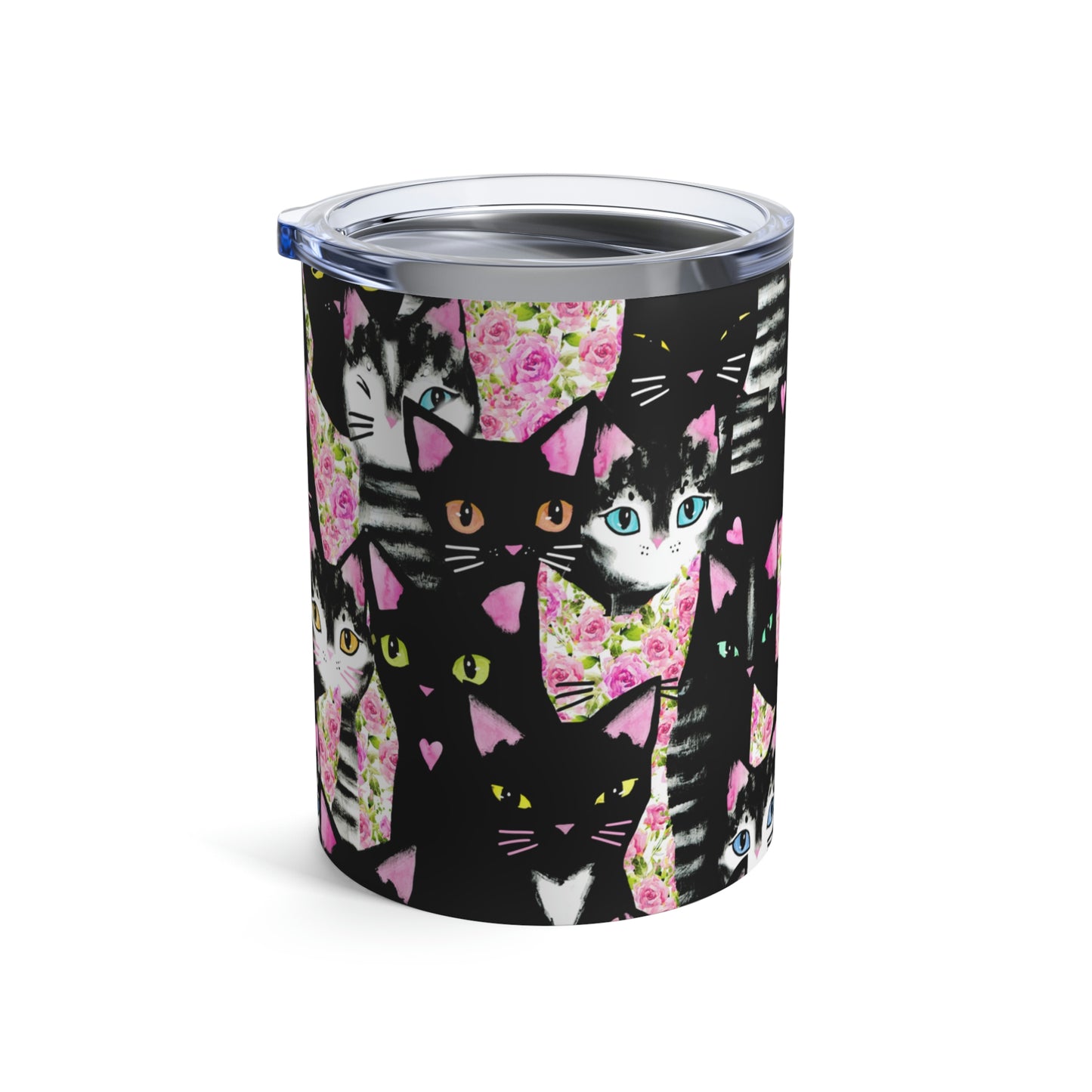 Cats & Roses Tumbler 10oz