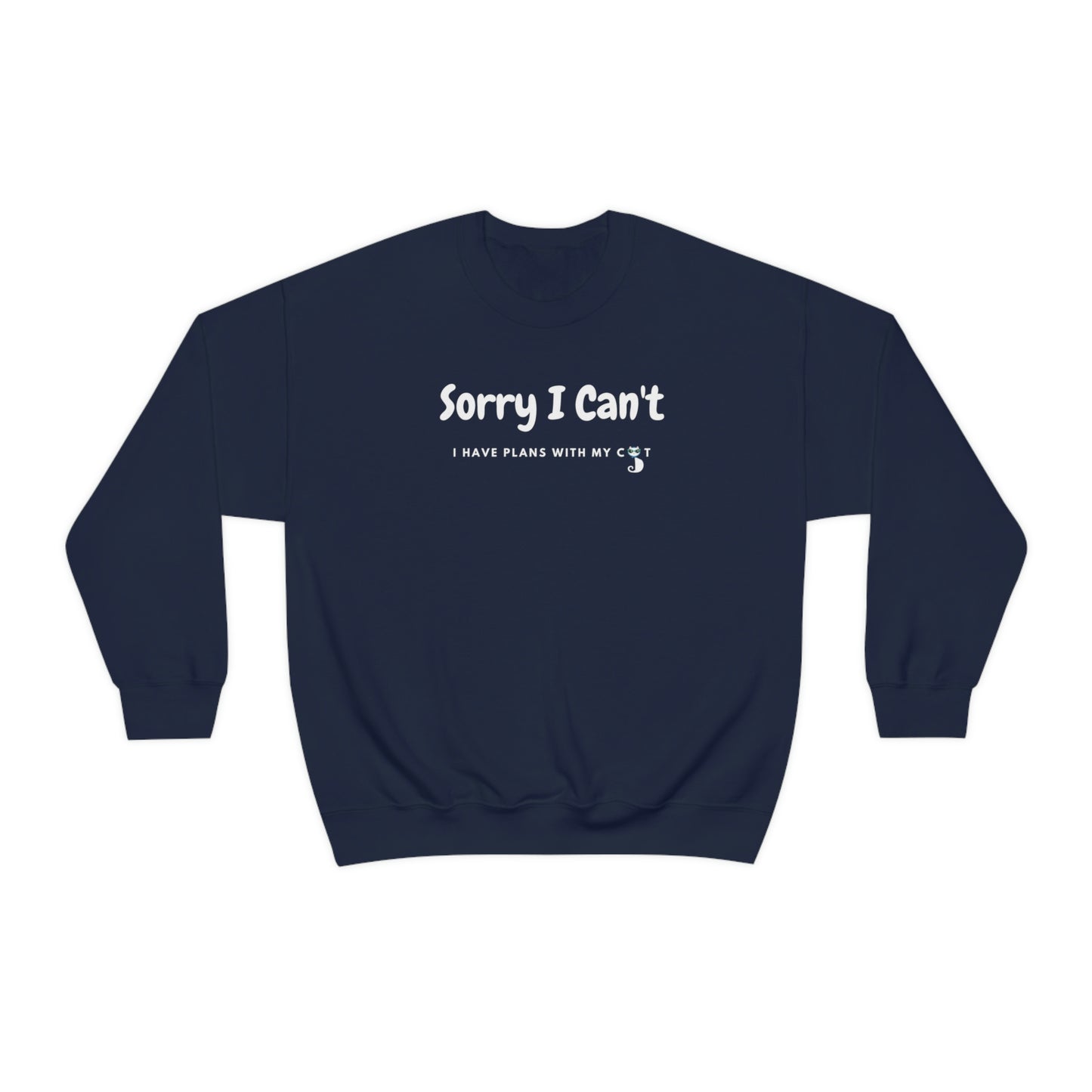 Plans With My Cat Sweatshirt