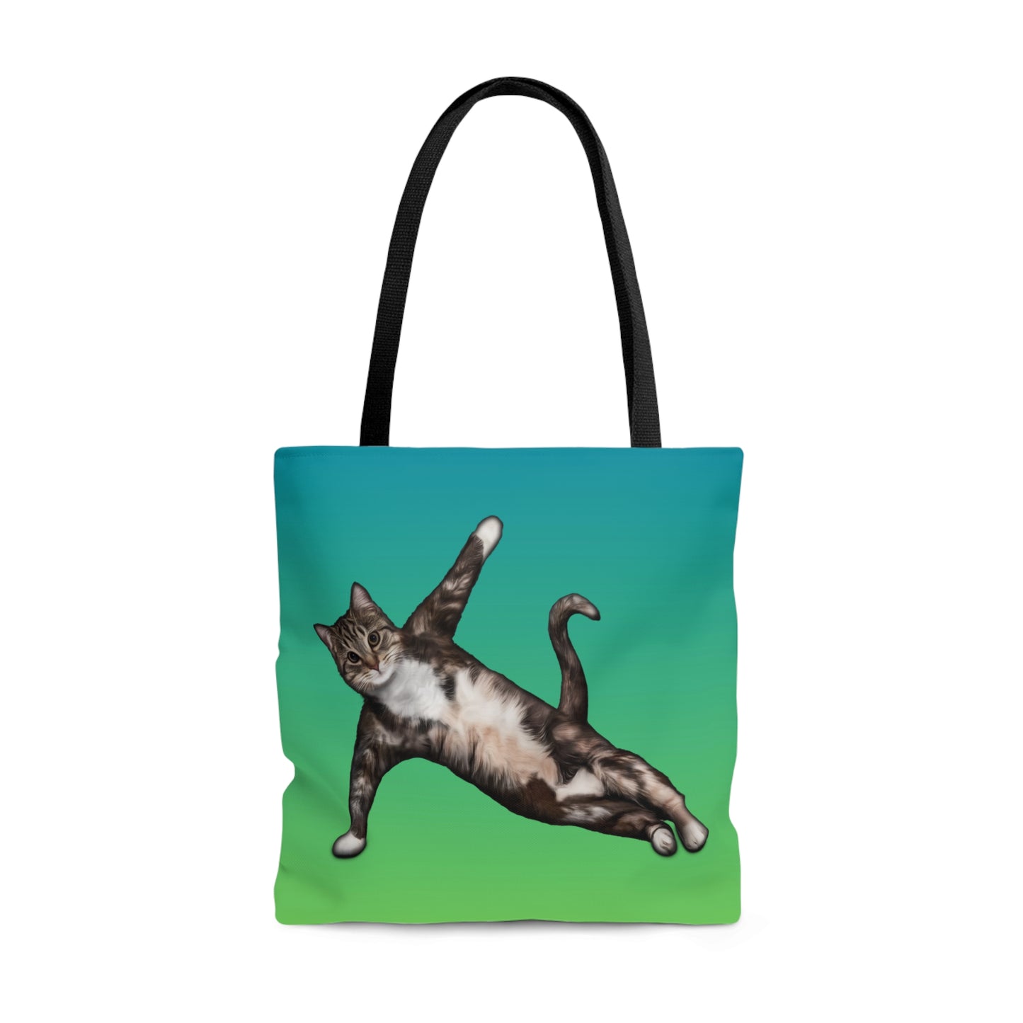 Yoga Pose Tote Bag (Green)