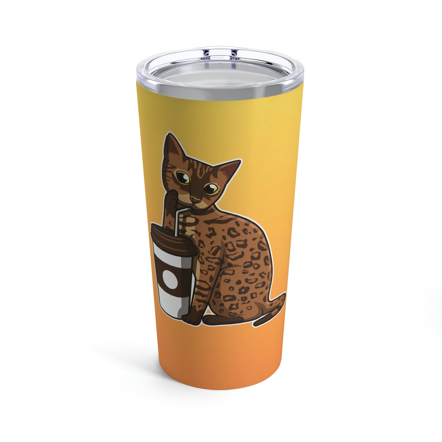 Drinking Cat Tumbler 20oz