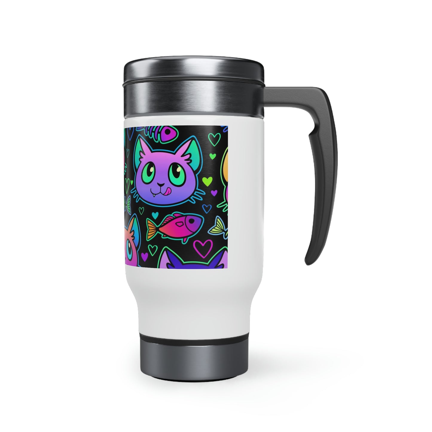 Glow Cats Travel Mug