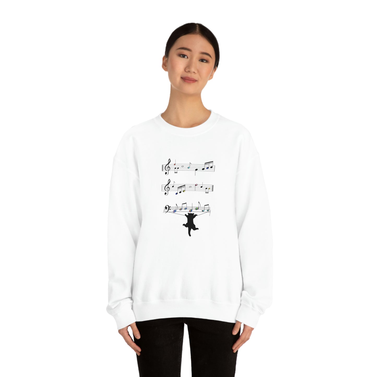 Musical Cat Sweatshirt