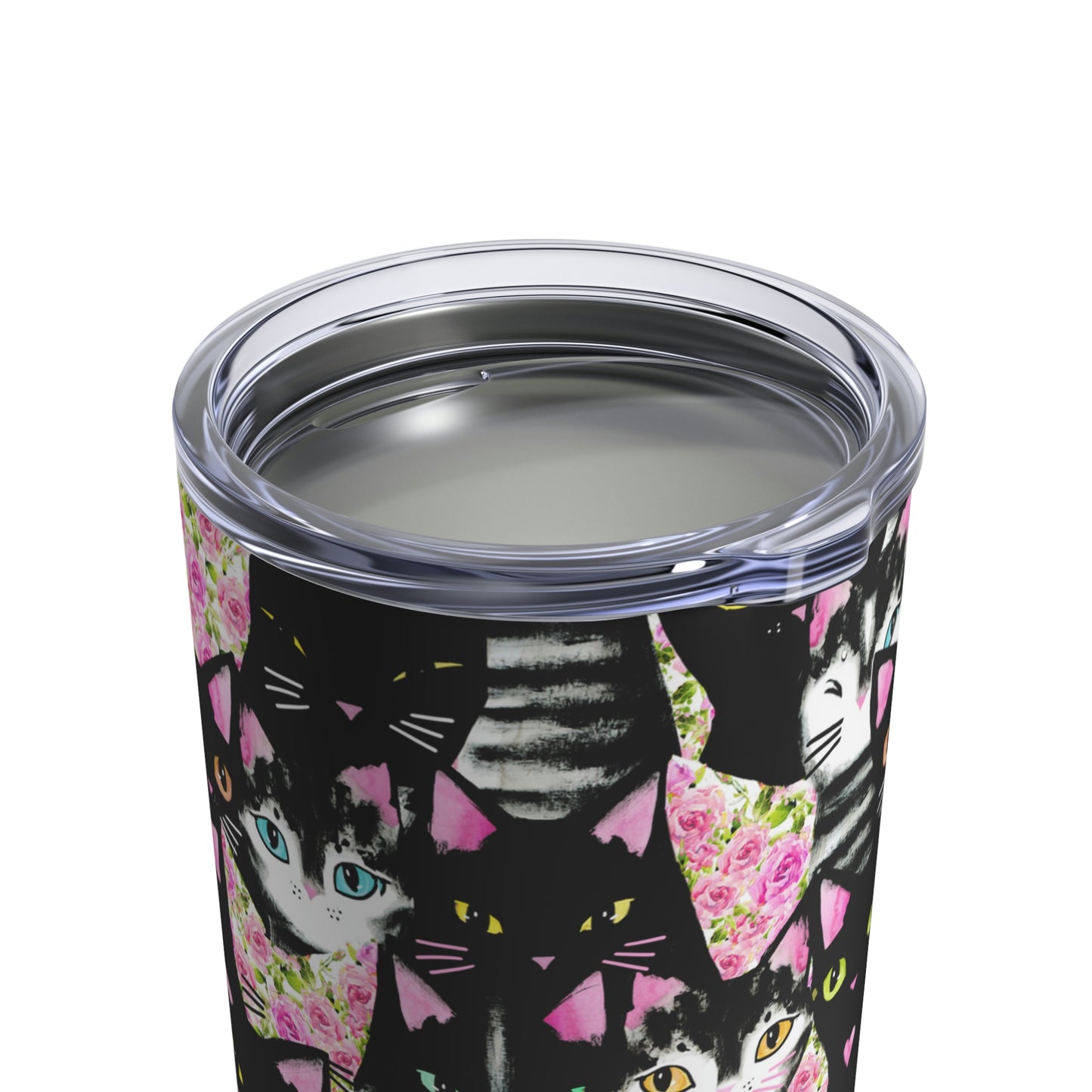 Cats & Roses Tumbler 10oz