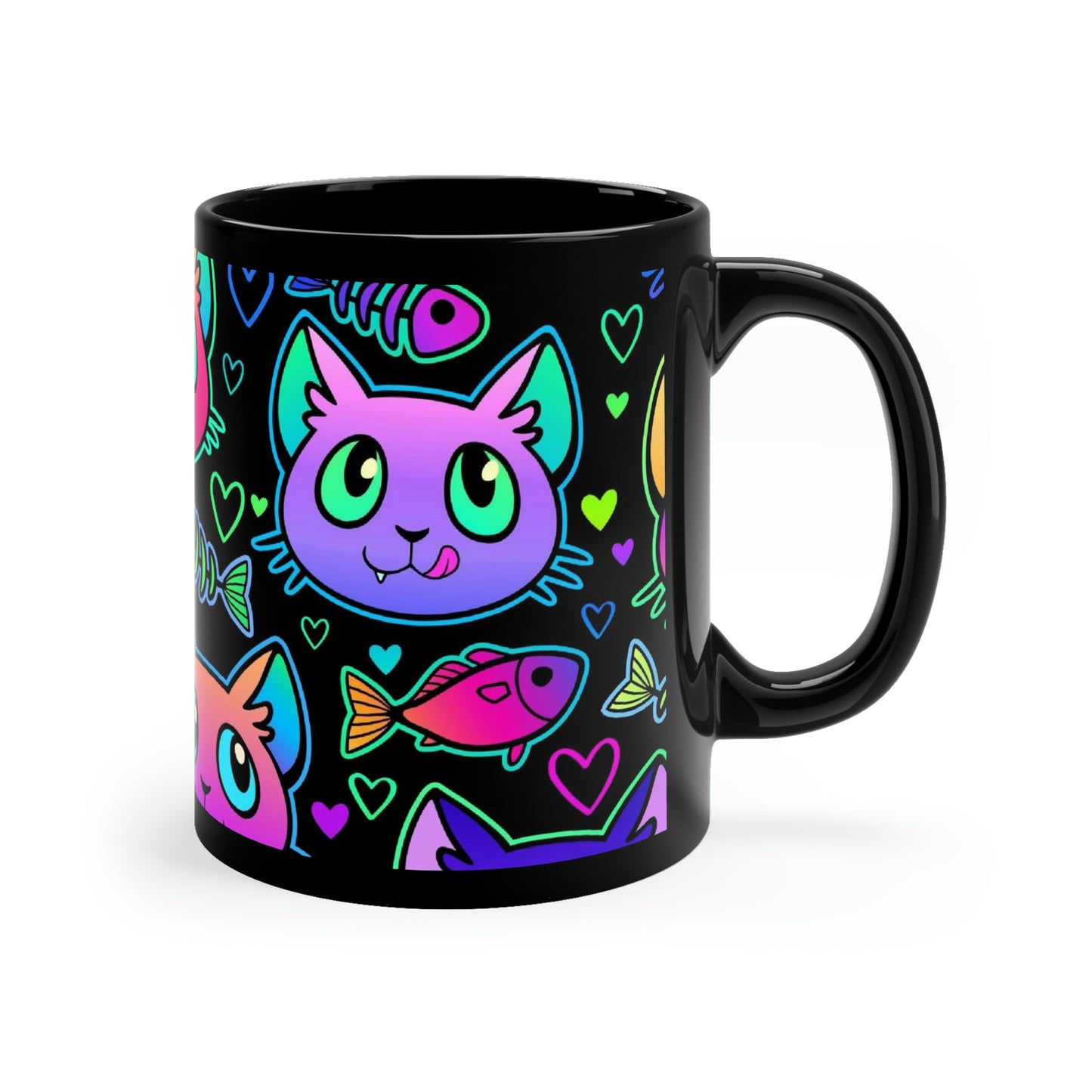 Glow Cats Mug