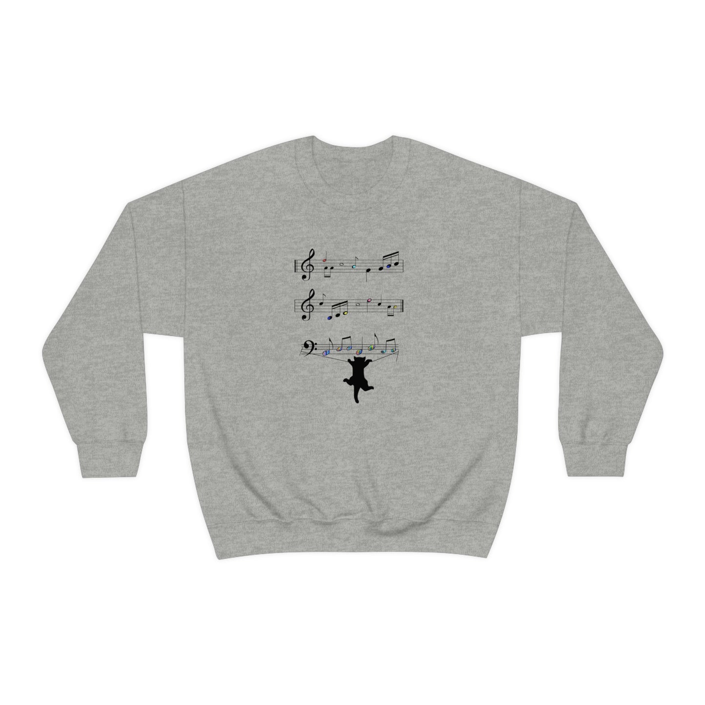 Musical Cat Sweatshirt