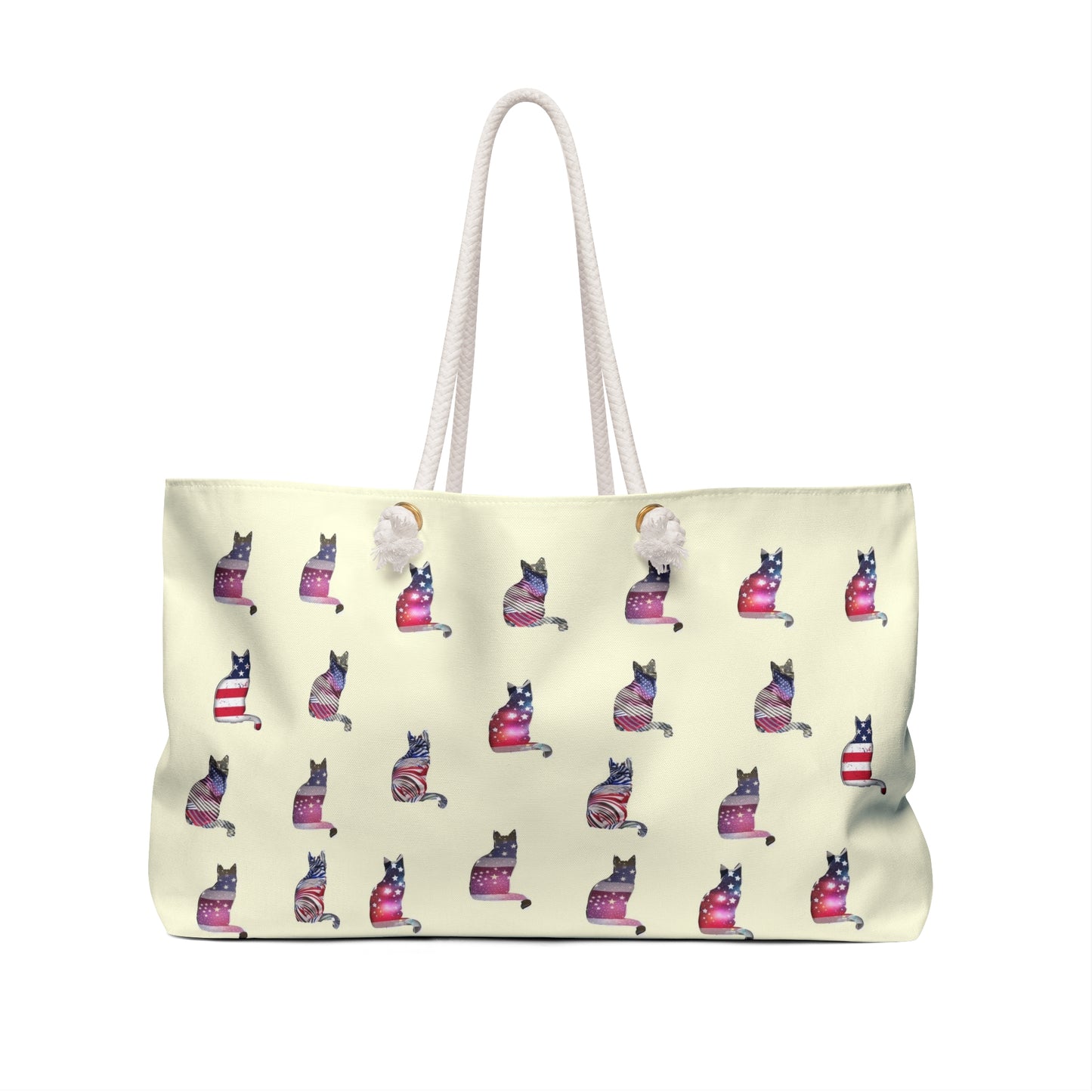 L❤️VE USA Weekender Bag (Cream)