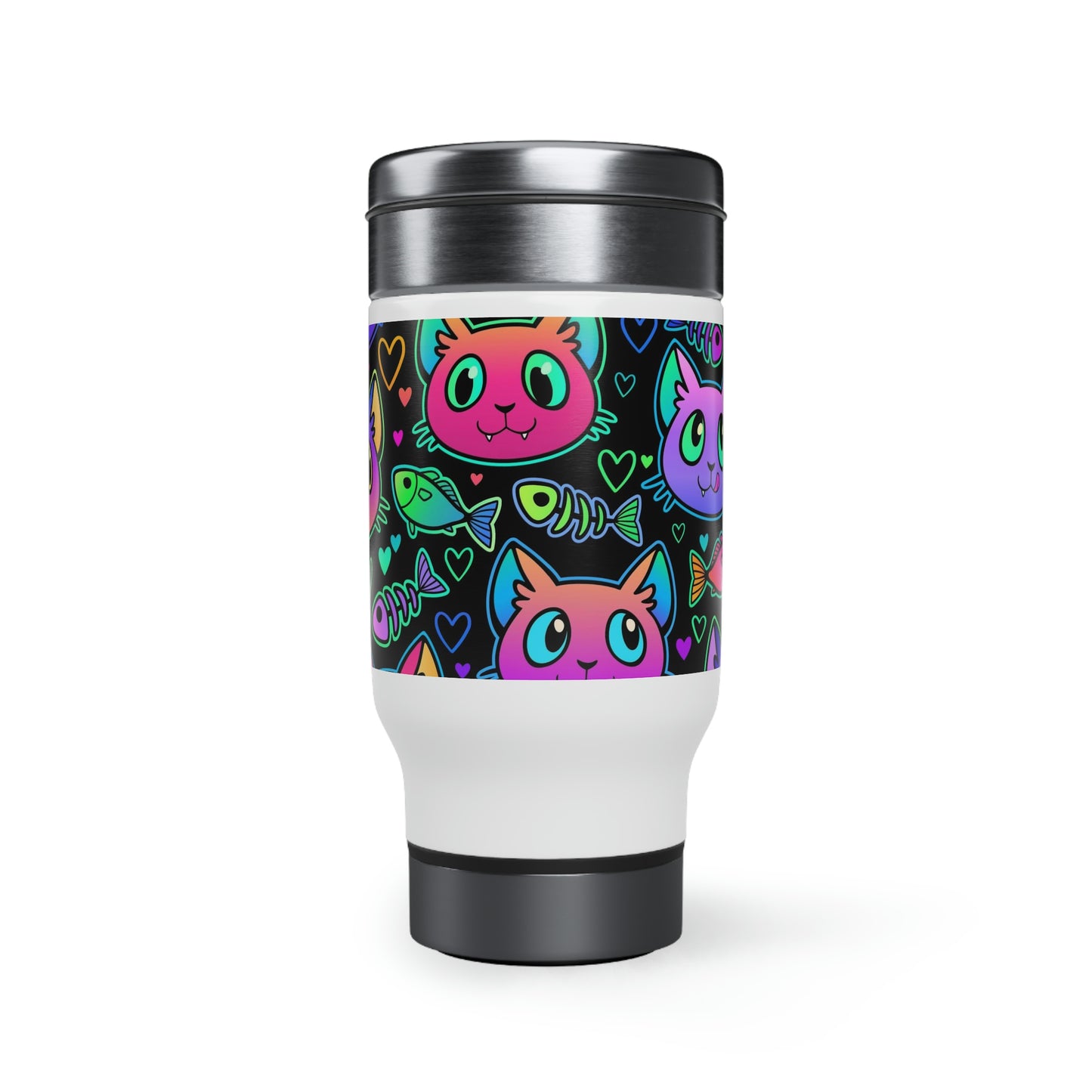 Glow Cats Travel Mug