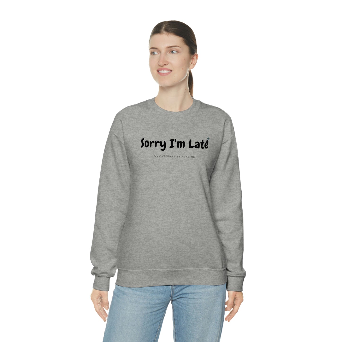 My Cat Was Sitting On Me Sweatshirt