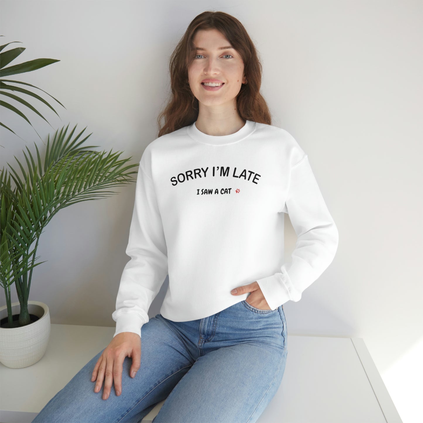 I Saw A Cat Sweatshirt