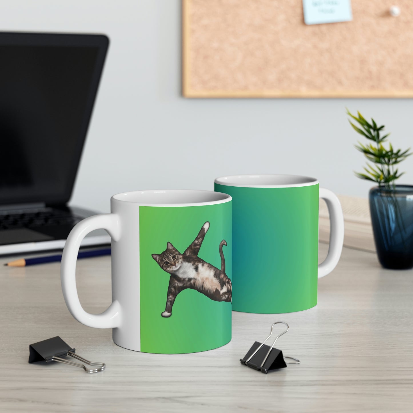 Yoga Pose Mug (Green)