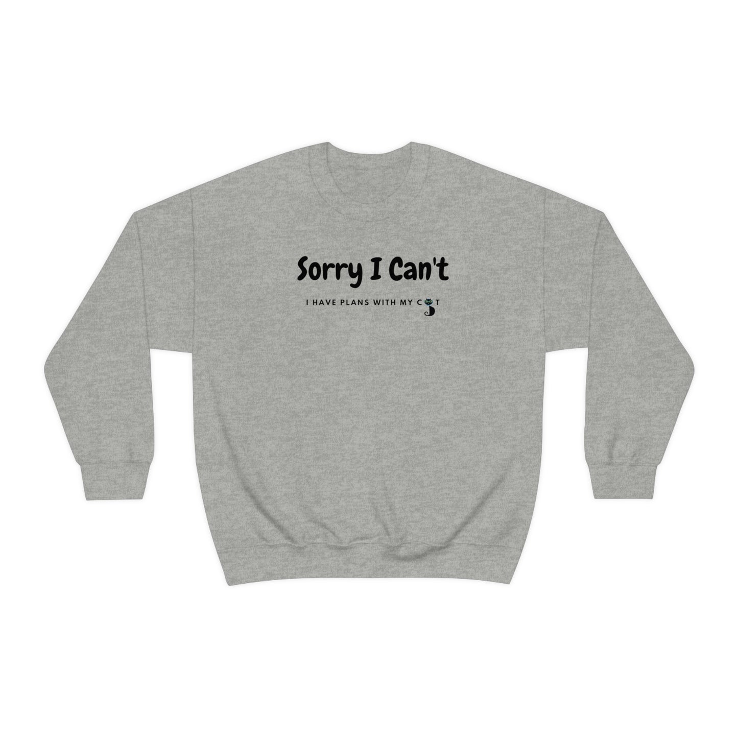 Plans With My Cat Sweatshirt