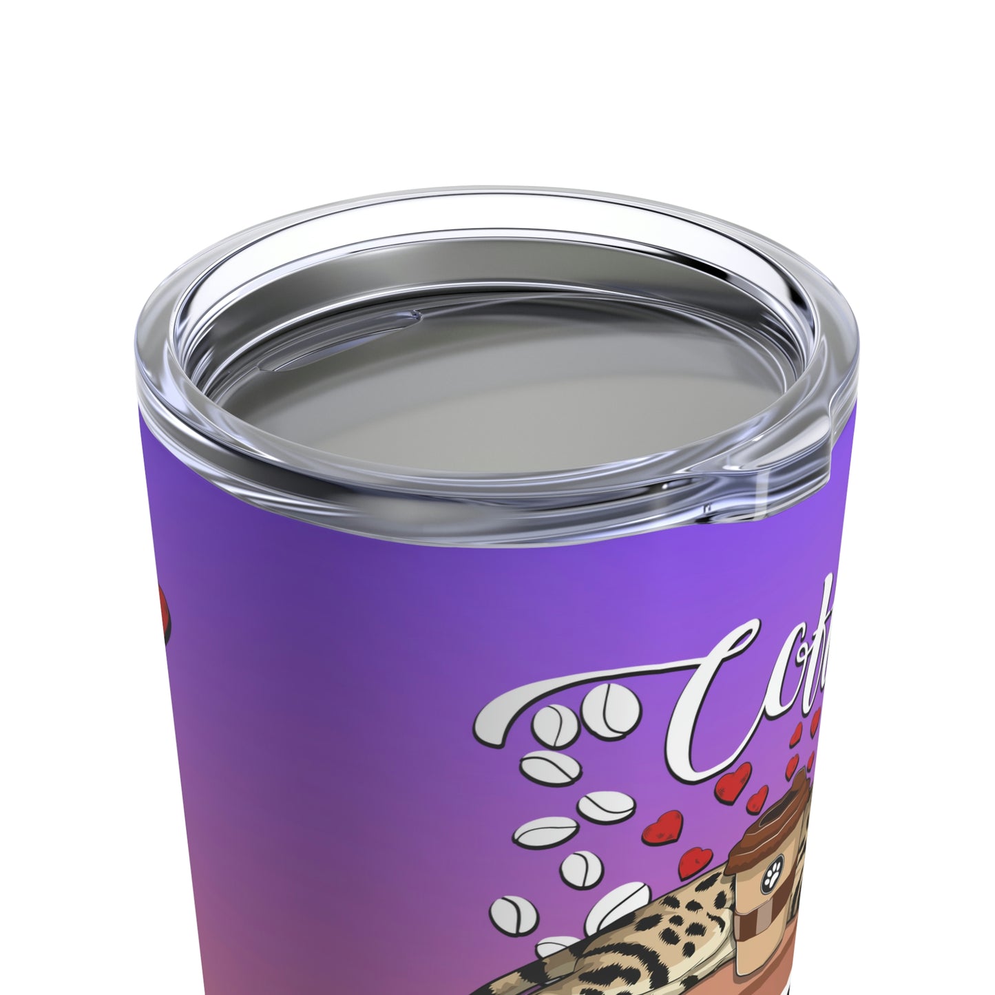 Coffee time Purple Tumbler 20oz