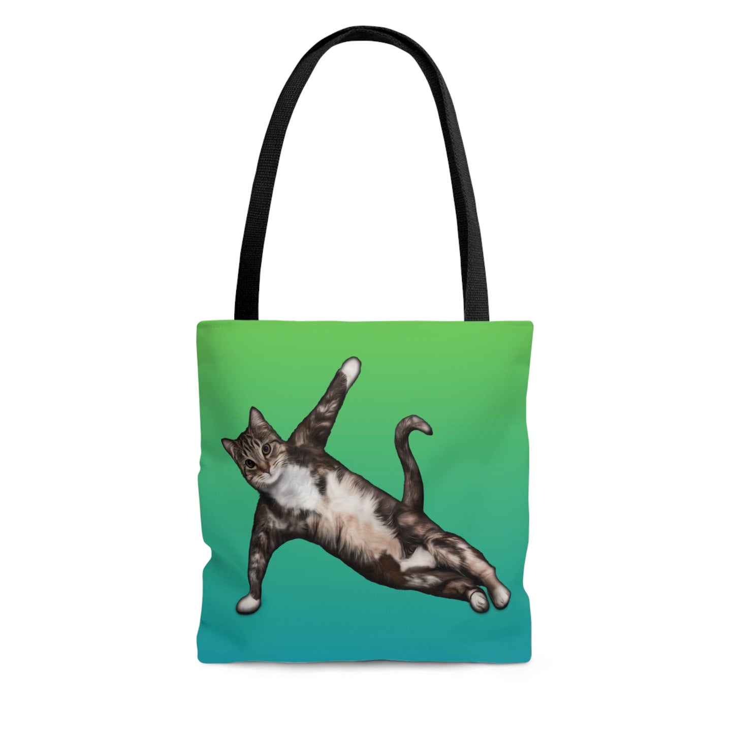 Yoga Pose Tote Bag (Green)