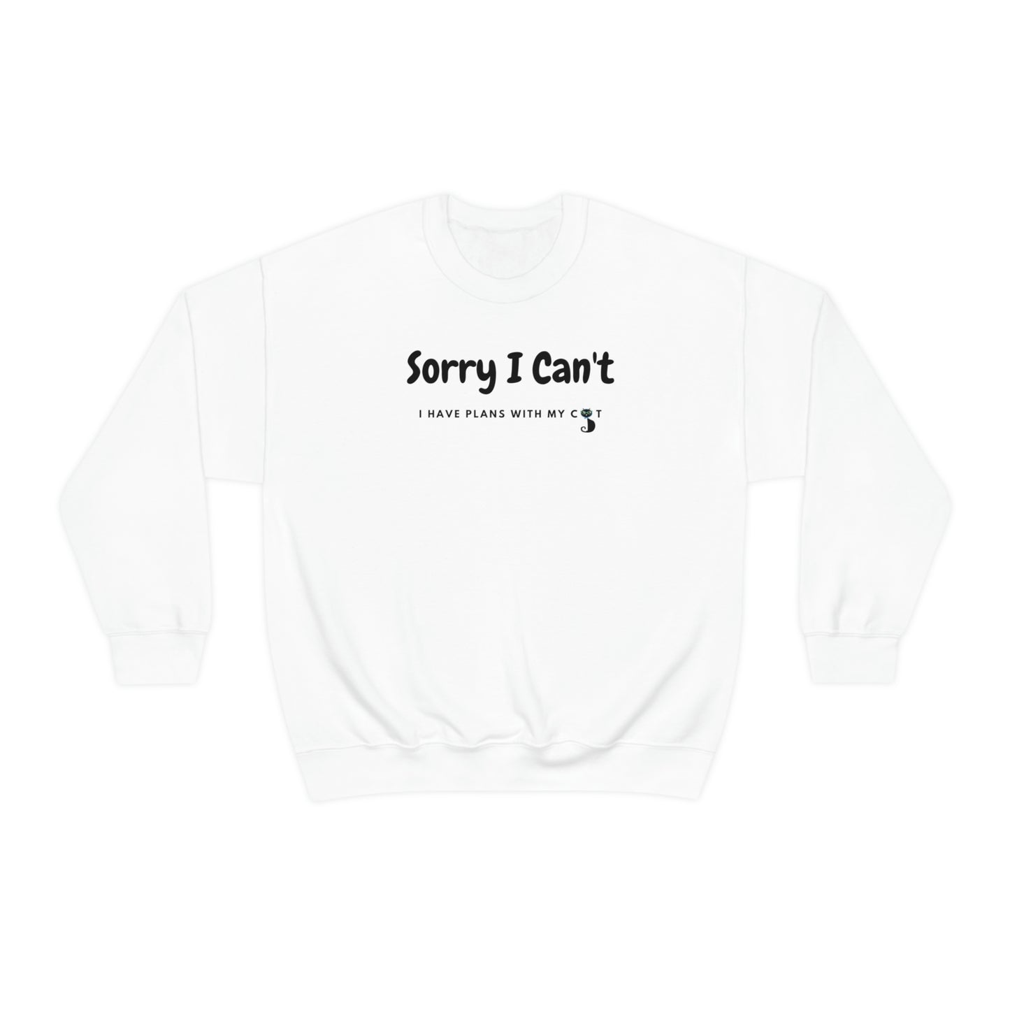 Plans With My Cat Sweatshirt