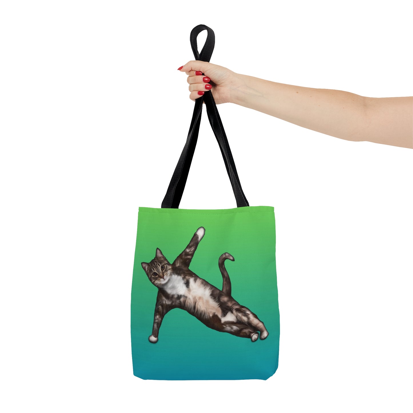 Yoga Pose Tote Bag (Green)