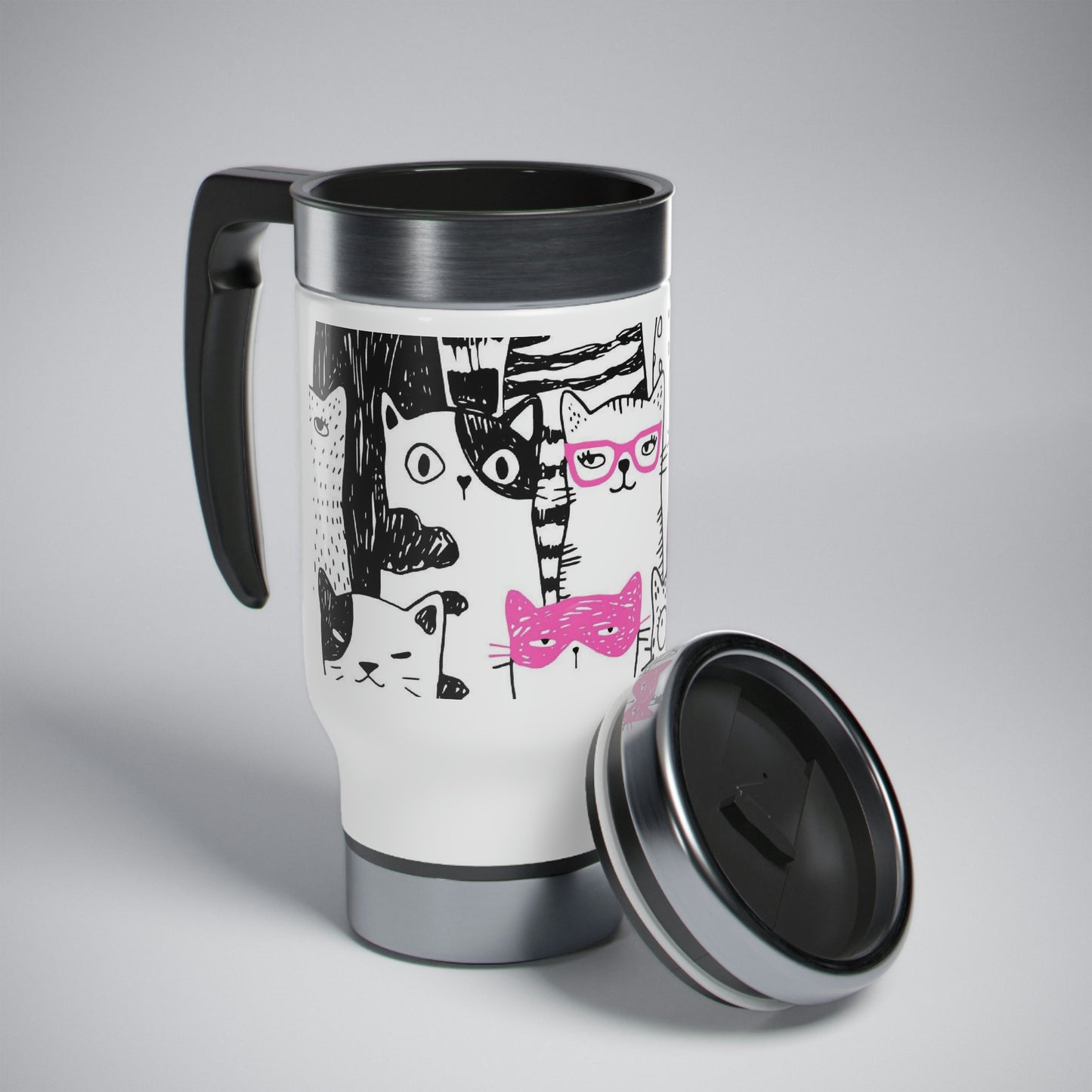 Cat Parade Travel Mug