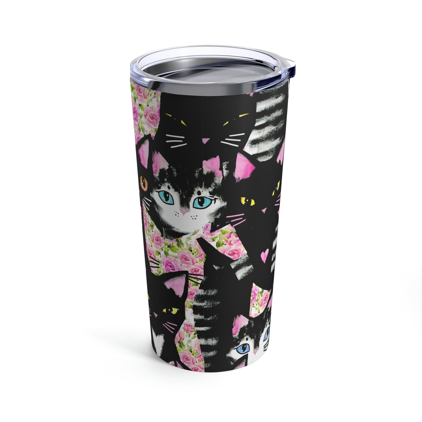 Cats & Roses Tumbler 20oz
