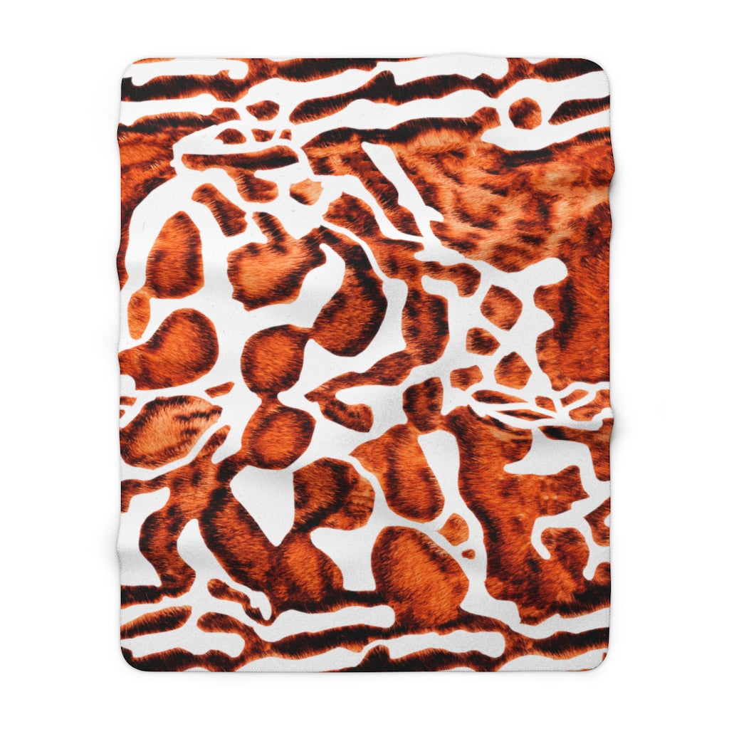 Bengal Light Brown Fleece Blanket.