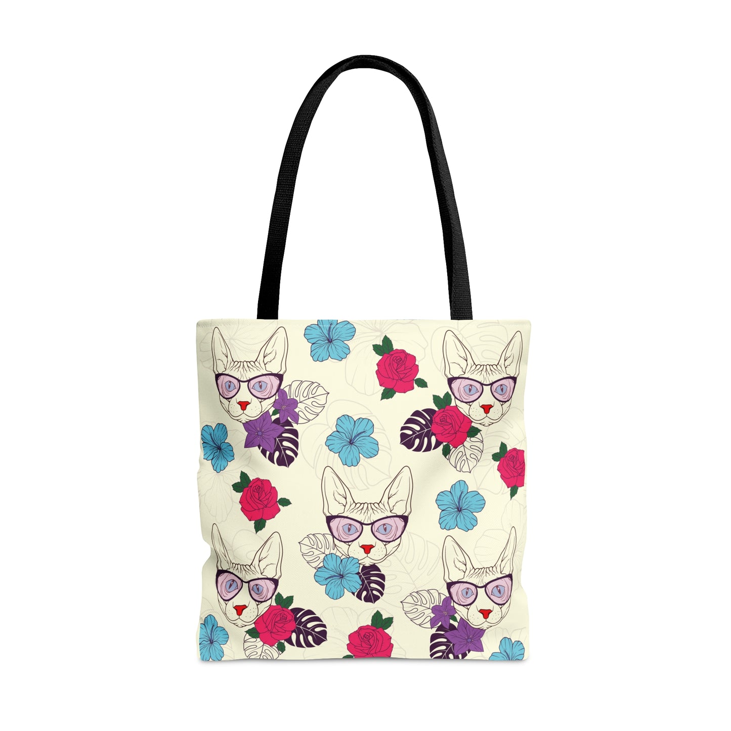 Flower Sphynx Tote Bag