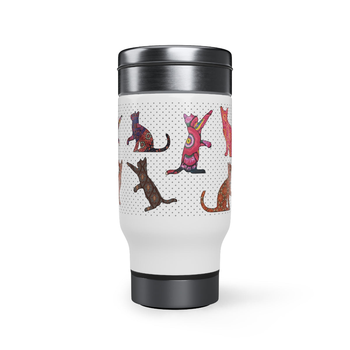 Silhouette Travel Mug with Handle, 14oz