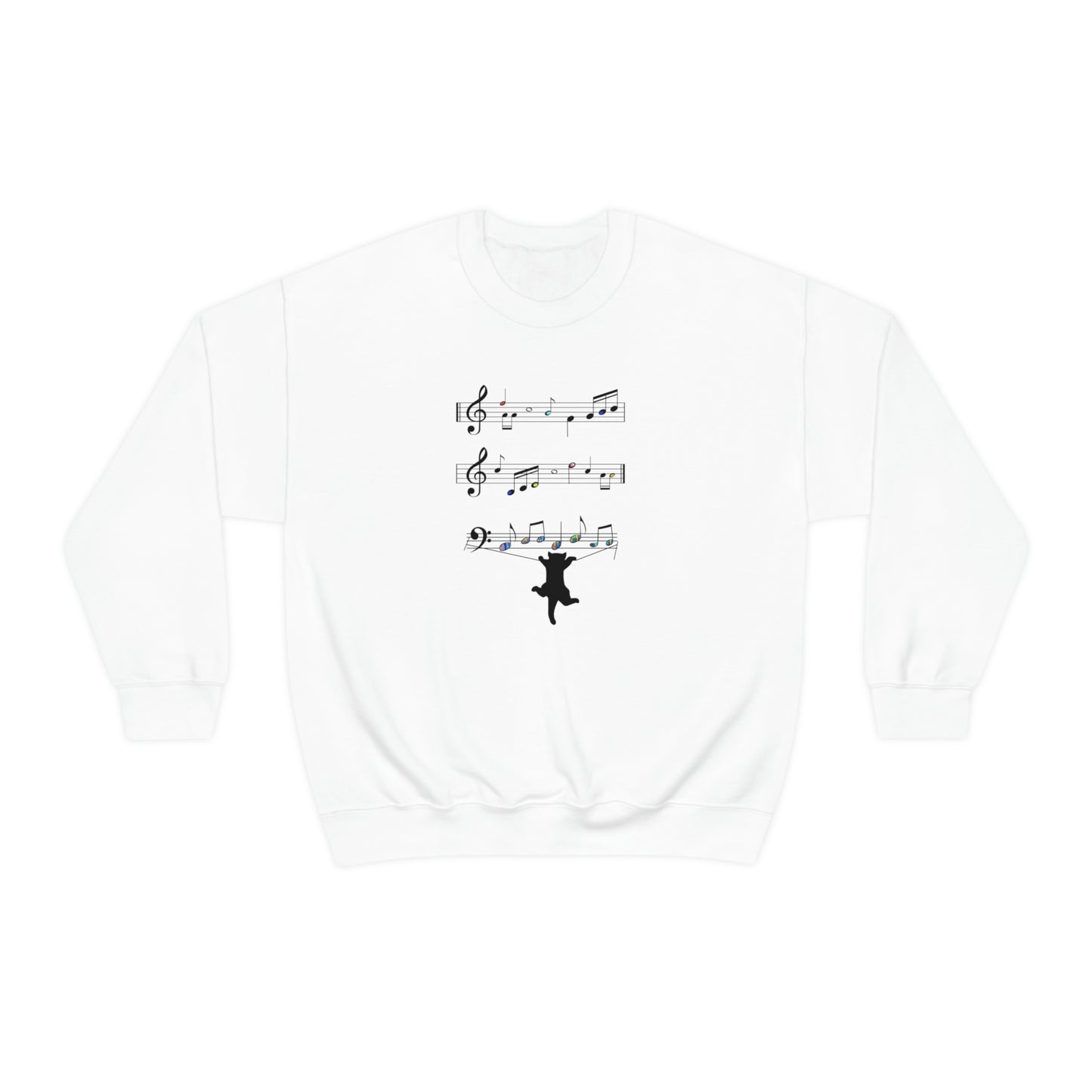 Musical Cat Sweatshirt
