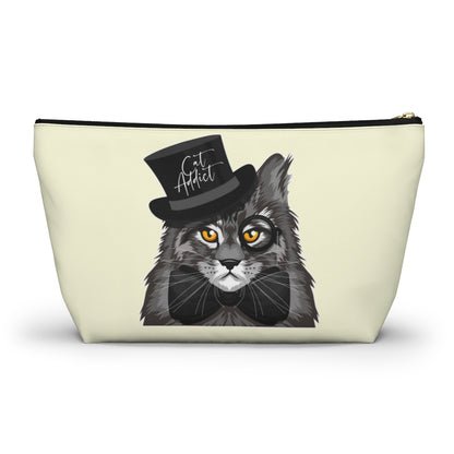 Cat Addict Accessory Bag (Cream)