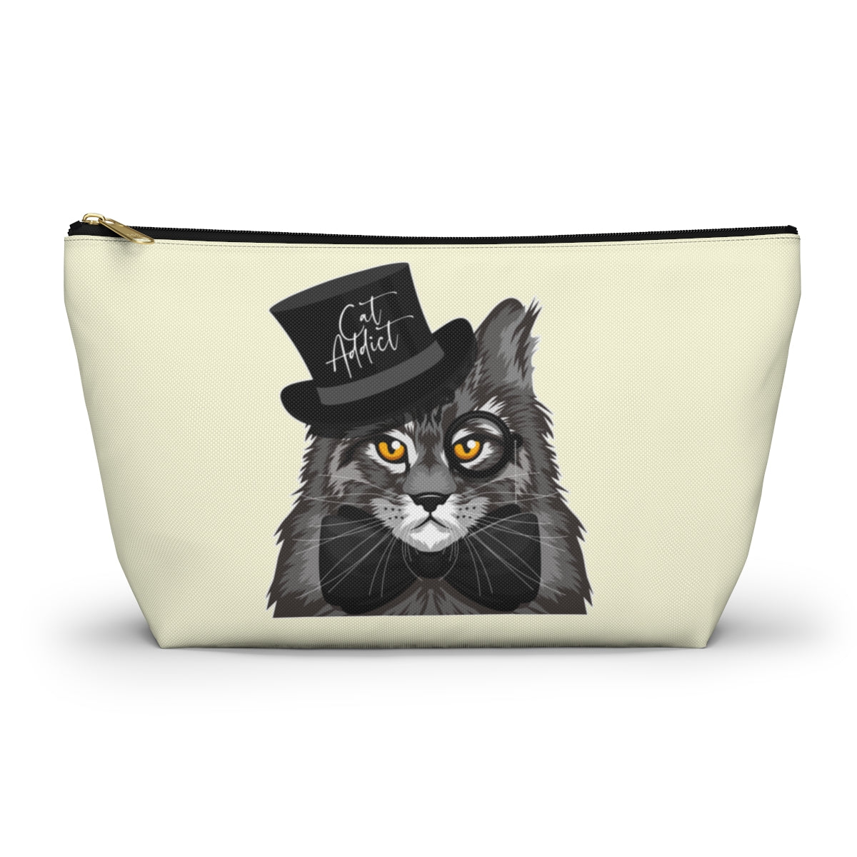 Cat Addict Accessory Bag (Cream)