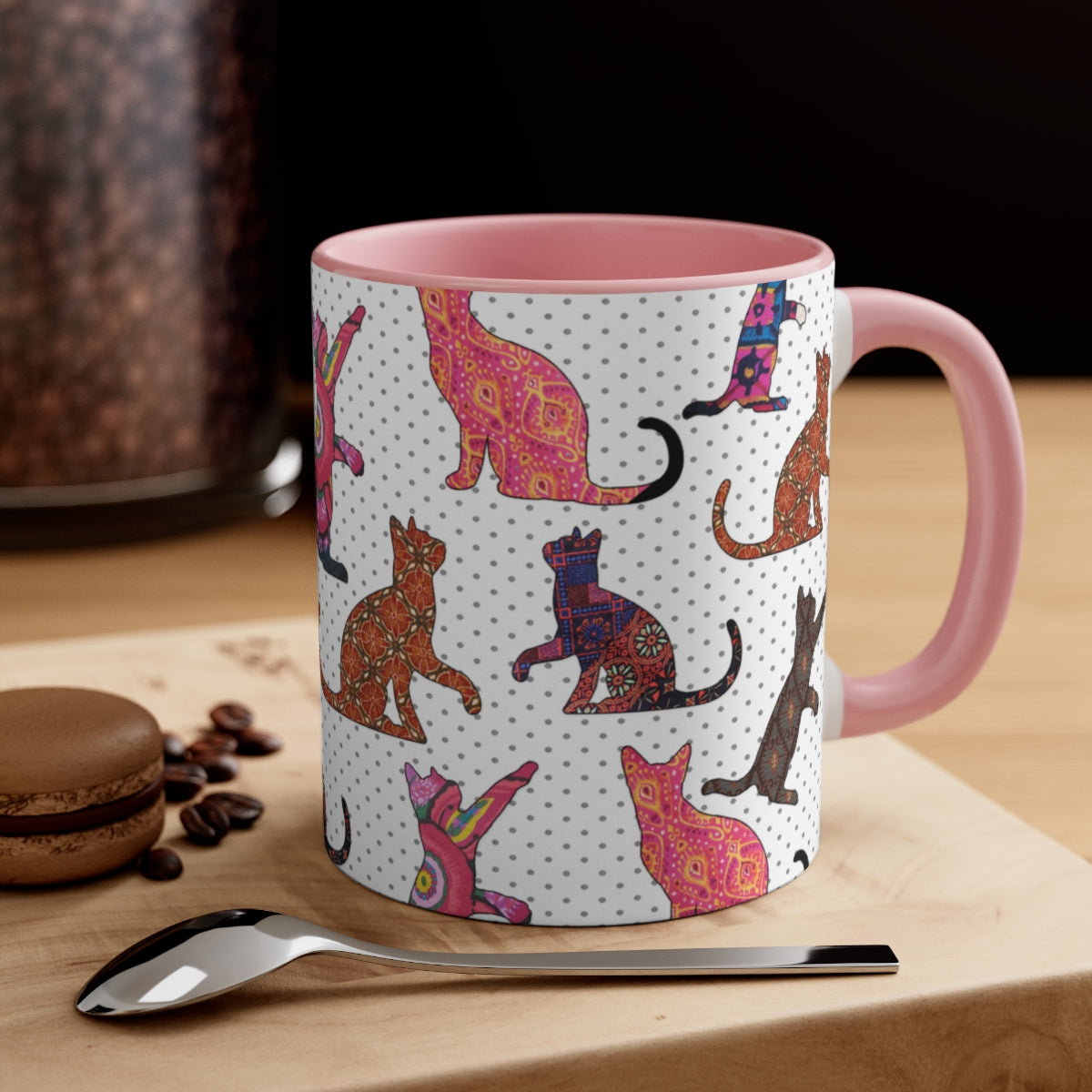 Silhouette Mug (Pink Accent)