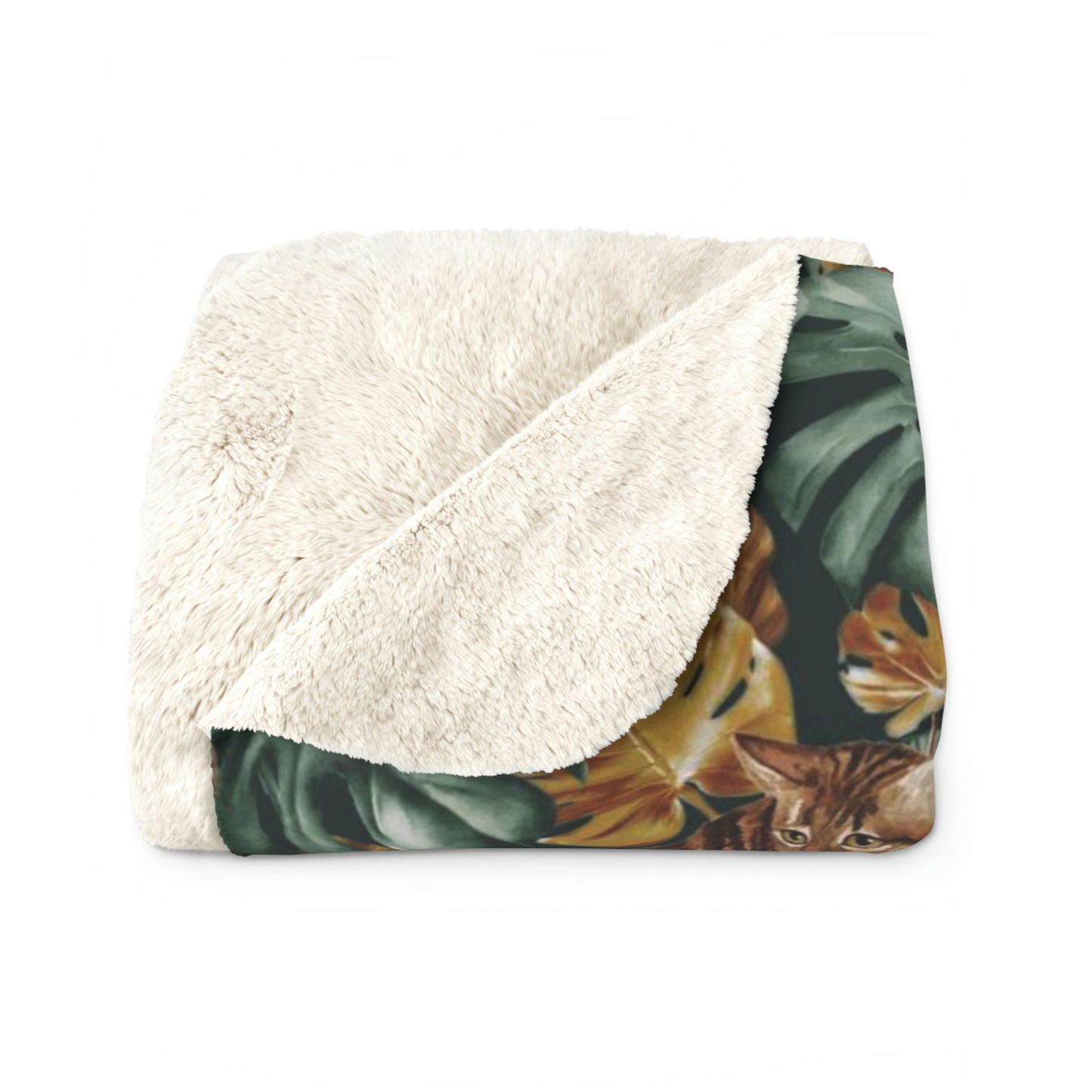 Bengal Leaf Fleece Blanket