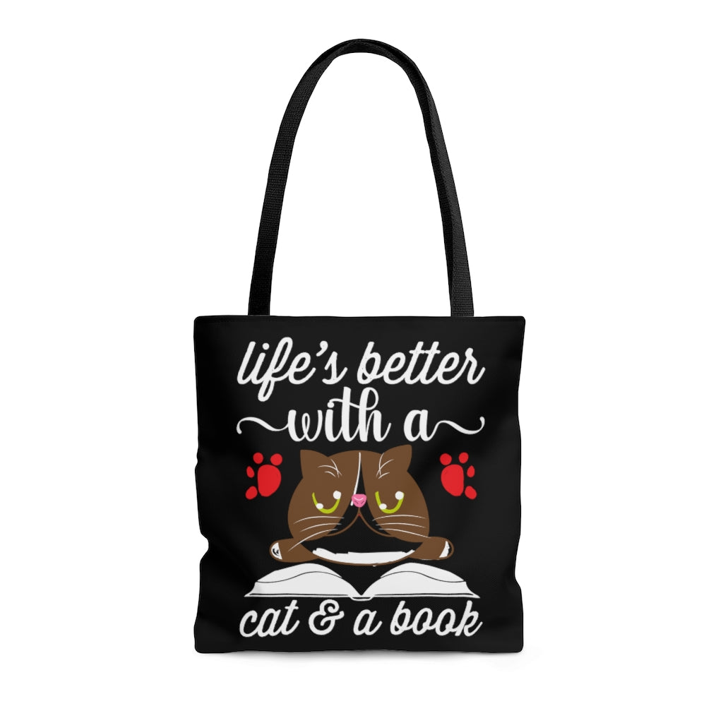 Life's Better Tote Bag (Black)