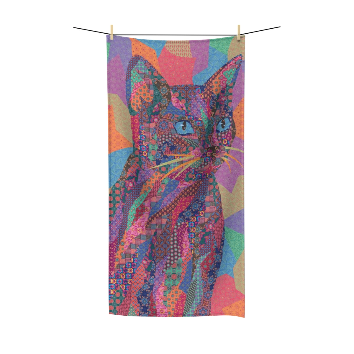 Cat themed bath towels hot sale